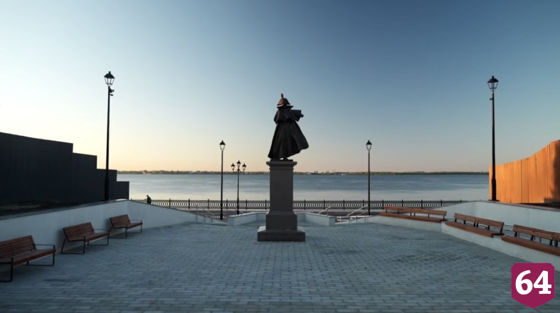 В Саратове открыли спуск к Волге от Триумфальной арки 